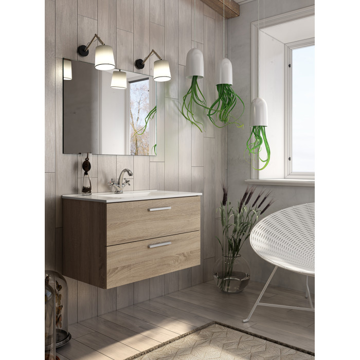 MUEBLE MALLORCA CAMBRIAN 2C SUSP 60 (MUEBLE+LAVABO)