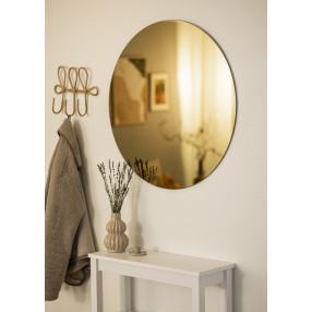 ESPEJO LISO REDONDO GOLD 80...