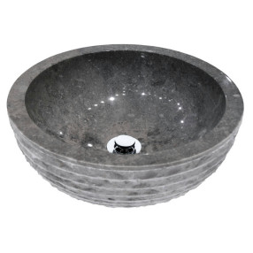 LAVABO PIEDRA RONDA GRIS...