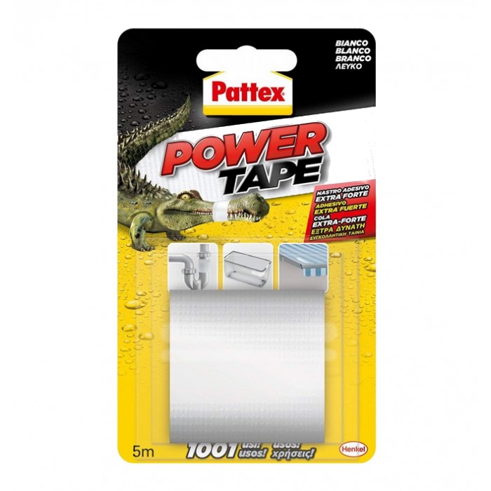 Sin necesidad de tijeras, Pattex Power Tape puede cortarse con las manos.  Power Tape no solo es apto para 1001 usos detro y fuer
